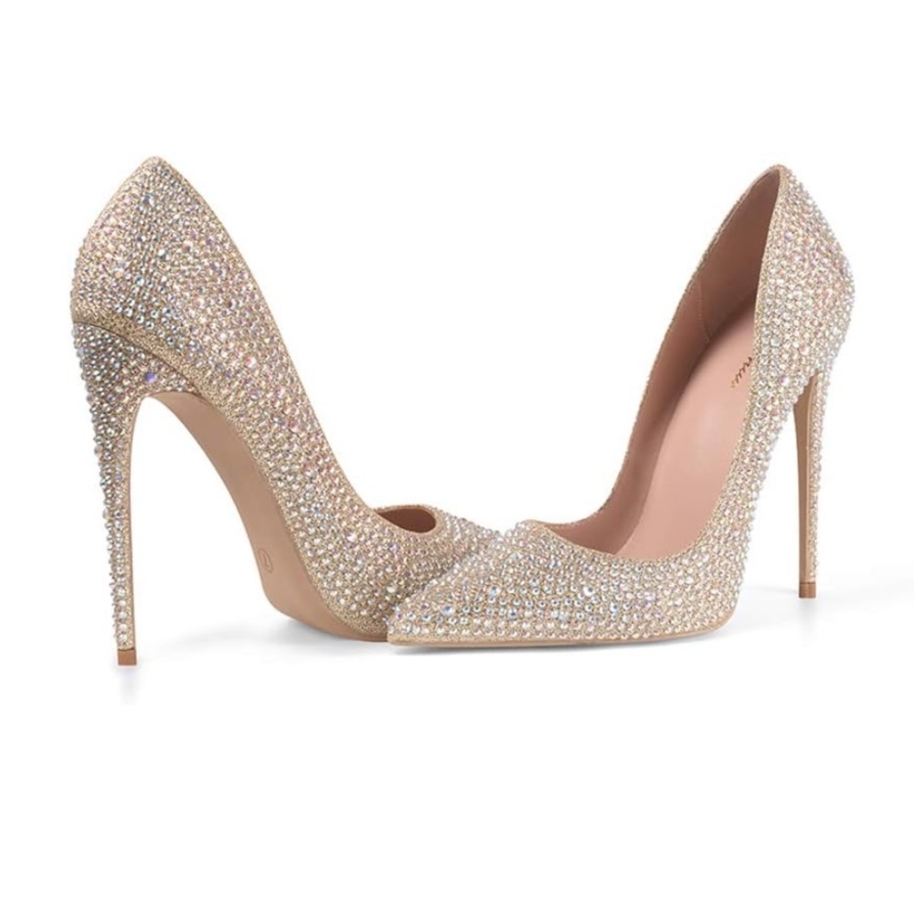 Rhinestone heels size 8